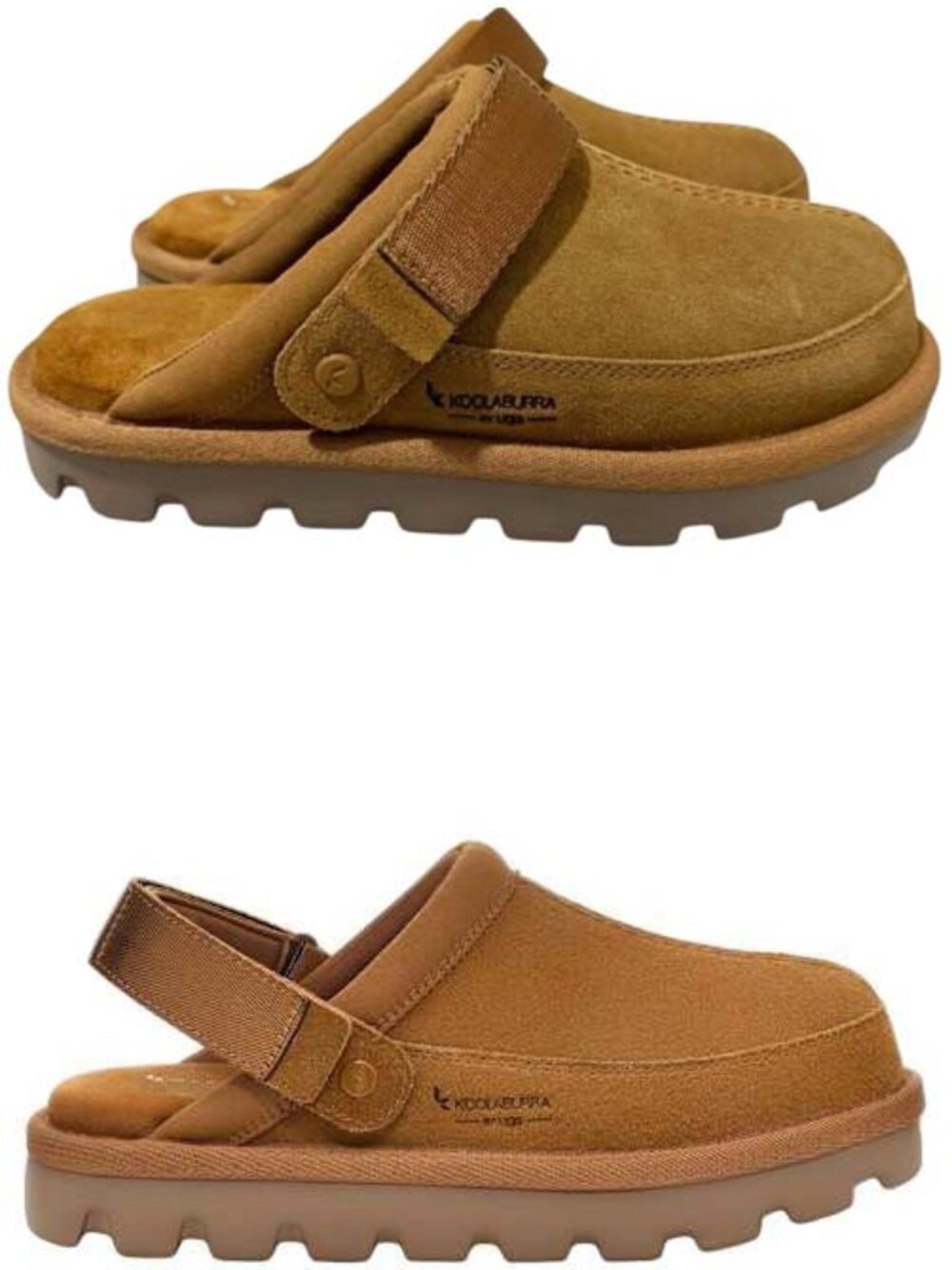 NEW Koolaburra by UGG Tizzey Women's Suede Clog Mule Chestnut Brown 8